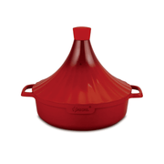 Marokkanischer Tajinaus Eisenguss Rot 28cm