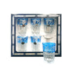 Marokkanische Teegläser Silber und Blau - Be-One.Shop